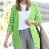42POPS | Green Popcorn Button-Up Pocket Cardigan - Women
