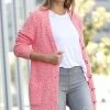 42POPS | Bright Pink Popcorn Pocket Cardigan - Women