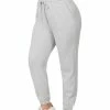 42POPS | Light Gray Drawstring-Waist Pocket Sweatpants - Plus