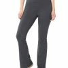 42POPS | Charcoal Fold-Over High-Waist Yoga Pants - Women
