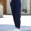 42POPS | Navy Drawstring-Waist Pocket Joggers - Women