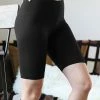 42POPS | Black Long Bike Shorts - Women