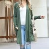 42POPS | Army Green Slouchy Pocket Duster - Women