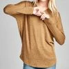 42POPS | Mustard Drop-Shoulder Crewneck Dolman Tunic - Women