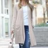42POPS | Ash Mocha Slouchy Pocket Open Cardigan - Women