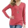 42POPS | Rose V-Neck Long-Sleeve Top - Women