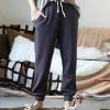 42POPS | Ash Gray Drawstring Pocket Sweatpants - Women