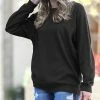 42POPS | Black Crewneck Sweatshirt - Women