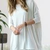 42POPS | Bone Long-Sleeve Dolman Tunic - Women