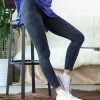 42POPS | Blue Gray Mineral Wash Leggings - Women