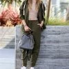 42POPS | Dark Olive Zip-Up Hoodie & Joggers - Women