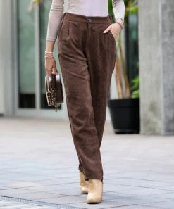 42POPS | Americano Corduroy High-Rise Pocket Pants - Women