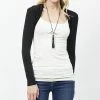 42POPS | Black Long-Sleeve Fitted Bolero - Women