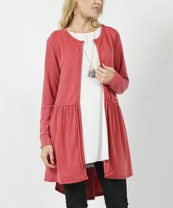 42POPS | Rose Drawstring-Waist Open Cardigan - Women